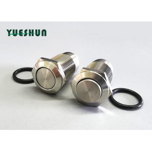 Quality 1NO 1NC 19mm Push Button Switch , Surface Mount Momentary Switch for sale