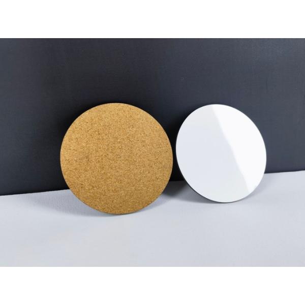 Custom Blank MDF Sublimation Cork Coasters Wear Resistant Blank Coasters For Printing