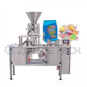 China Candy Seeds Grain Premade Bag Packing Machine Automatic 1KW on sale