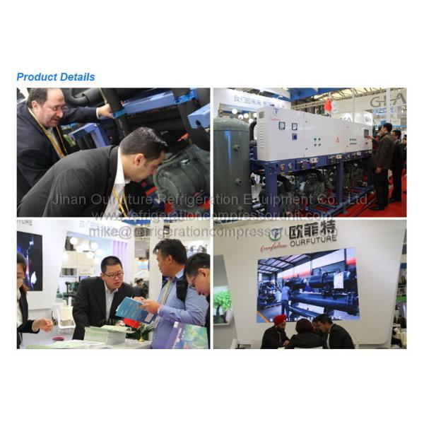 GEA Bock 20hp*6 Reciprocating Cold Room Cooling Unit For Seed Fresh Keeping