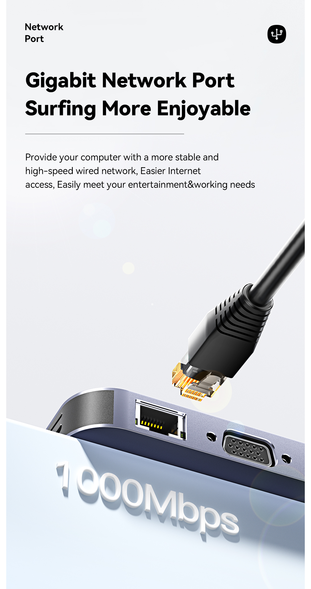 11 In 1 Usb C Hub PD 100W Fast Charging 5Gbps 32GB SD Card 10 Ports
