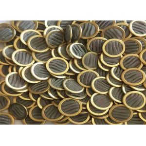 1um Flat Round Metal Sinter Wire Mesh Discs Pouching Stamping