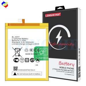 Buy cheap BL-30HT 3000mAh 3.85V Lithium Polymer Battery for Tecno C8 Mobile Phone Models Camon C8 product