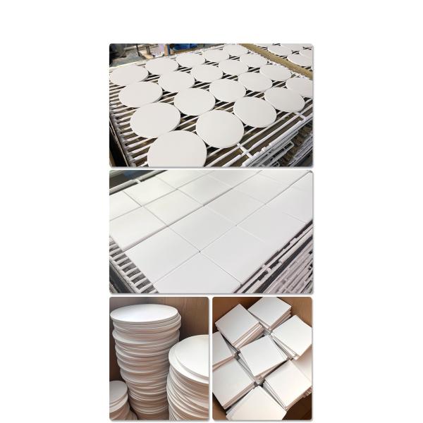 Printable Heart Shape Sublimation Ceramic Coaster Blanks Personalized Ceramic Coasters