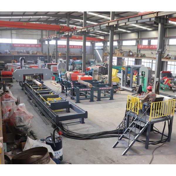 Woodworking Large Bandsaw Mill MJ2500 Band Saw SawMill Machine 80HP Diesel