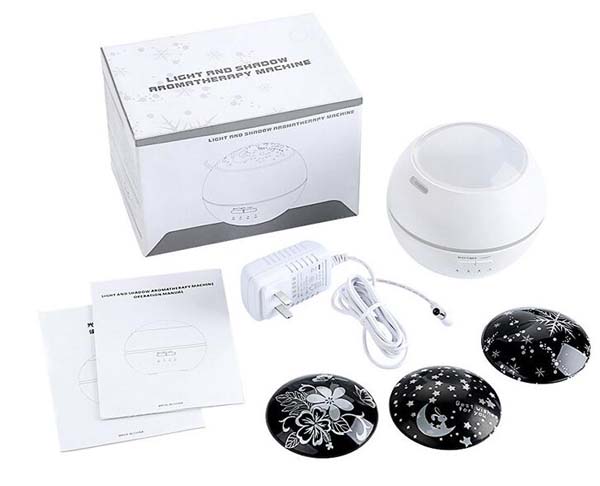 Essential Oil Diffuser 150ML Shadow Wood Grain Ultrasonic Aroma Diffuser Humidifier