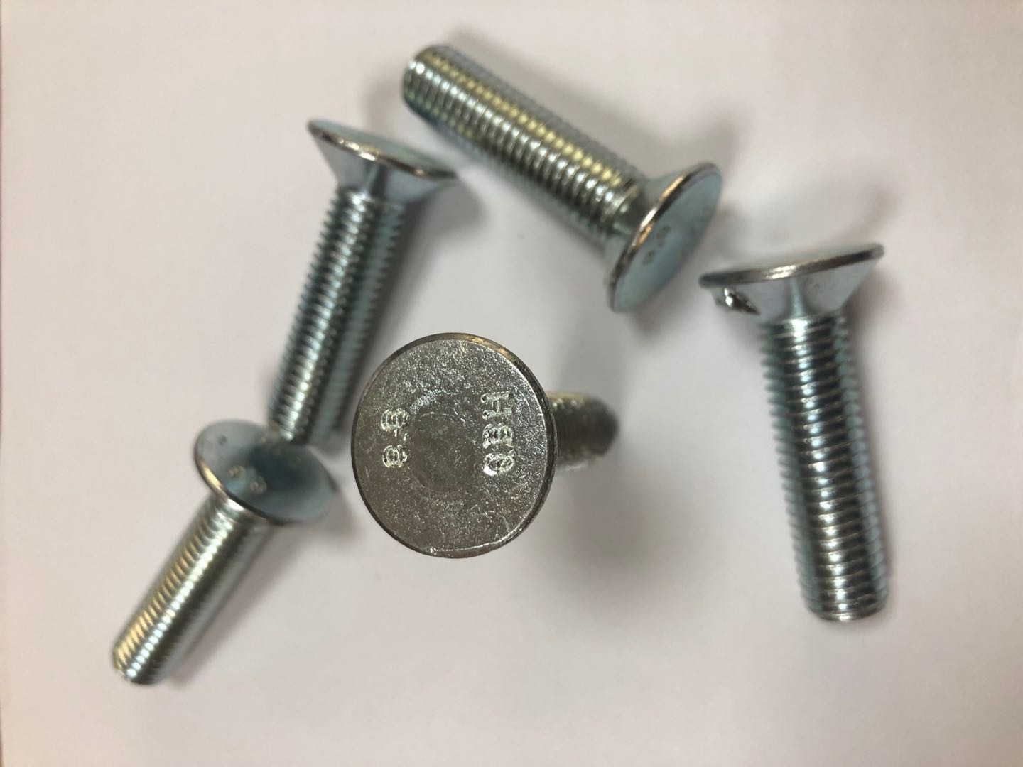 Buy cheap DIN604 Flat Countersunk Nib Bolts 12.9 Carbon Steel Bolt product