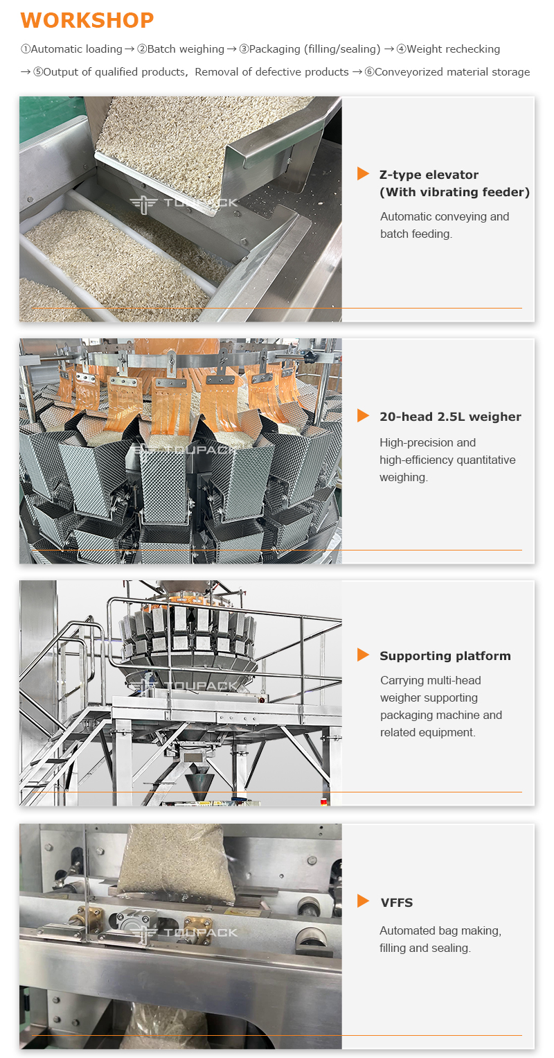 Automatic Corn Flakes Packaging Machine 220V 30-60BPM