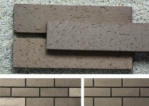 Buy cheap Outside Brick Veneer Wall Panels Clay Wall Building Material With Rough Surface product