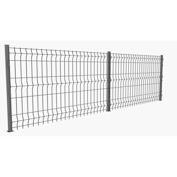 60mm Powder Coating Welded V Mesh Fencing 2.5m 4mm