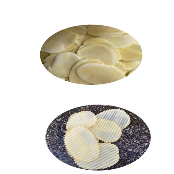3T / Hour Potato Chips Slicing Machine Potato Sticks Cutting Equipment