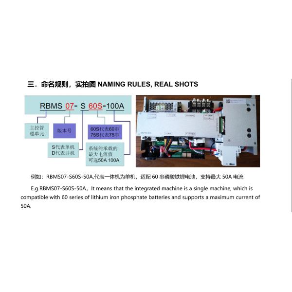 High Voltage 192V ESS BMS