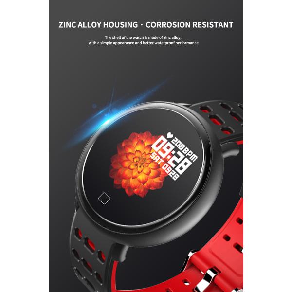 H31 Heart Rate Fitness Tracker NFC Touch Screen Silicone Watch Tape Social Sharing Smartwatch