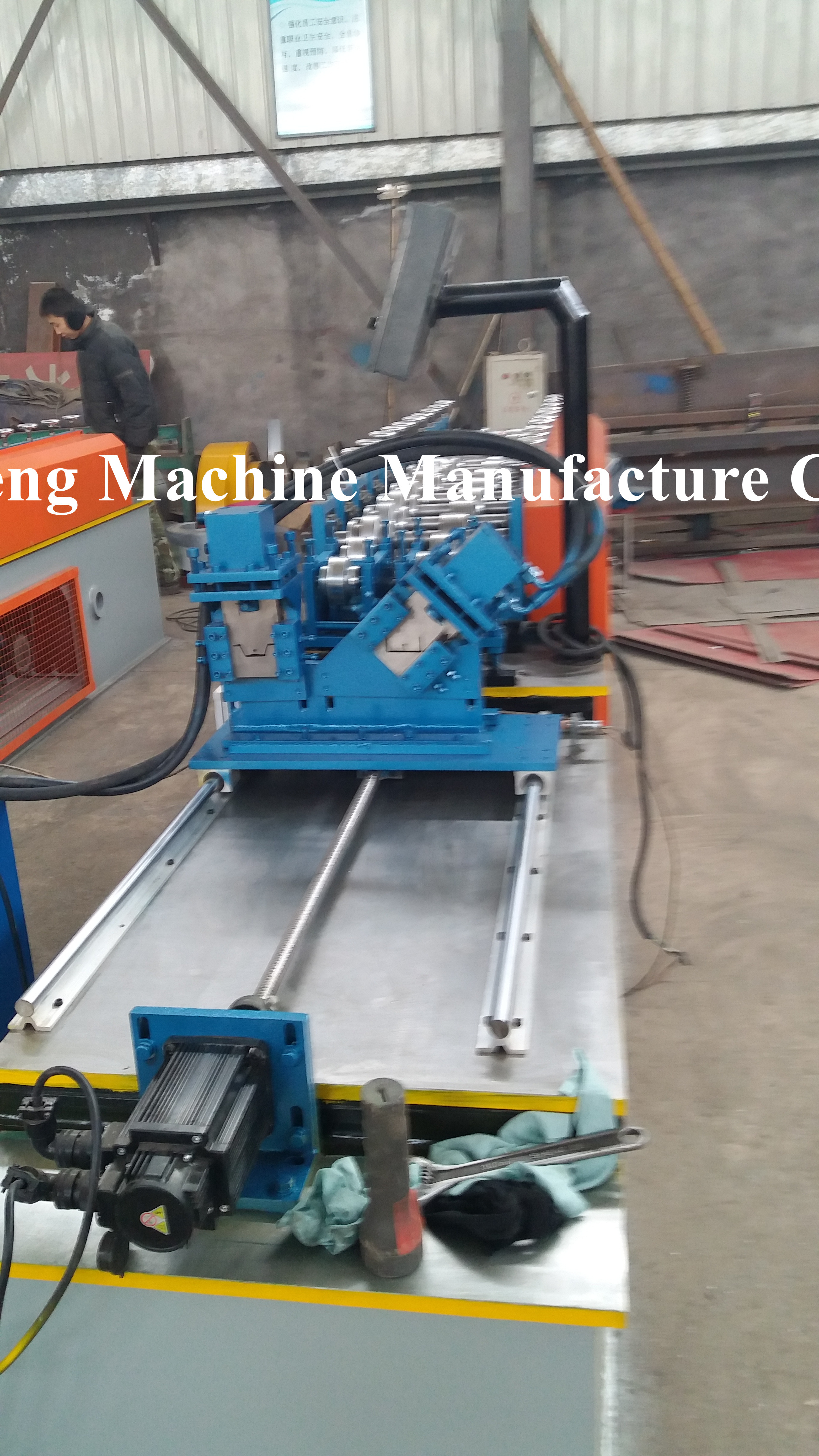 C Section Stud Cold Roll Forming Equipment / Stud And Track Roll Forming Machine