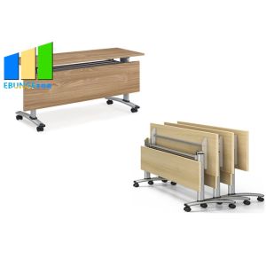 Meeting Room Folding Stackable Conference Tables Executive Computer Office Desks
