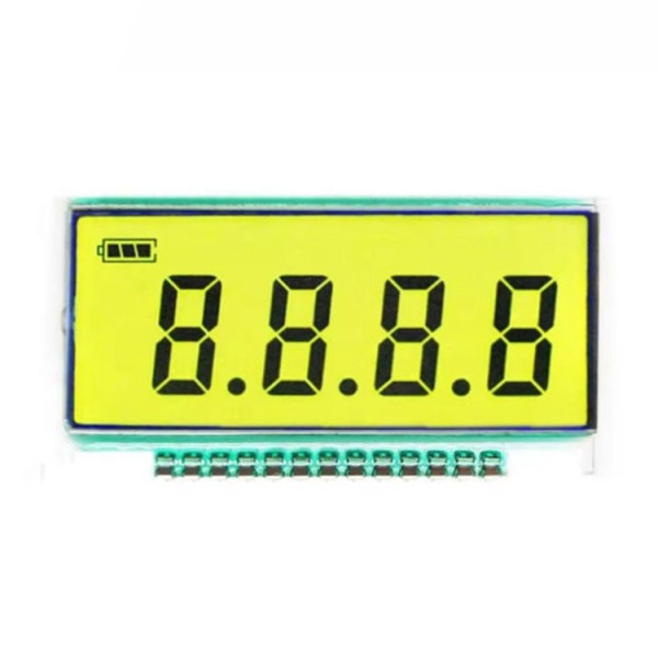 High Quality Lcd 7 Segment Lcd Glass 5 Digit 7 Segment Display 14 Pins TN Positive Custom Small Size Lcd Panel