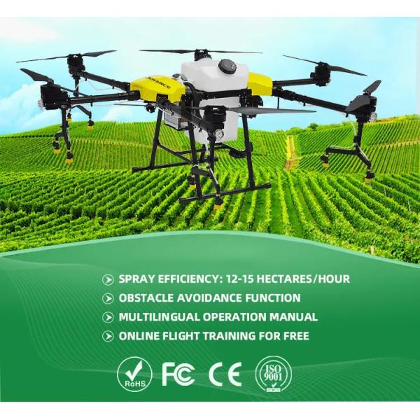10kg Remote Camera Drone Extra Charger Uav Crop Spraying Obstacle Avoidance