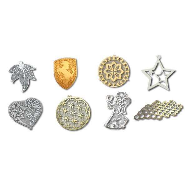 Photochemical Etching Custom Complex Patterns Metal Craftworks Logo Label