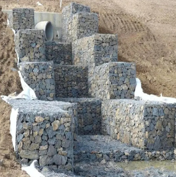Stainless Steel Gabion Baskets for Flood Control Retaining Walls