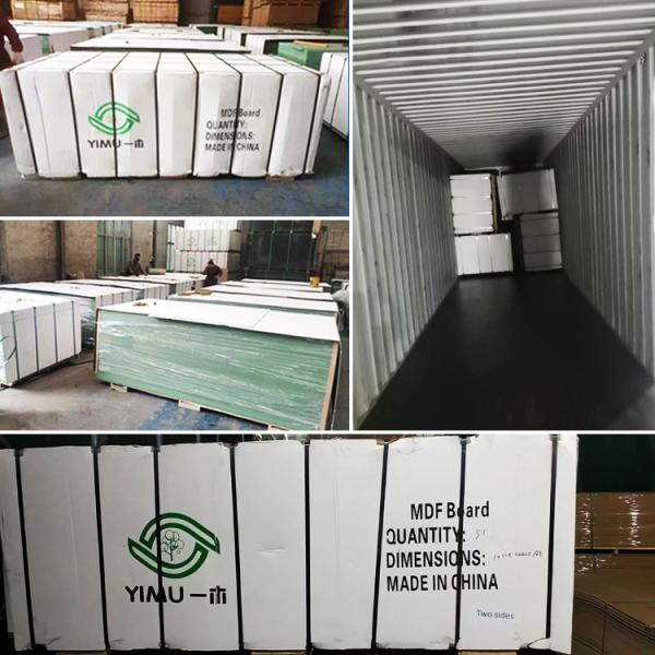 Moisture Proof Laser Cutting MDF WBP Melamine Cnc Cut MDF Panels
