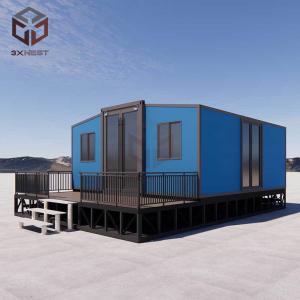 Buy cheap 20FT Premade Mobile Folding House Container Rockwool Sandwich Panel Wall product