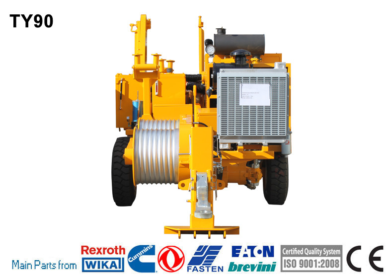Buy cheap Cummins Engine Hydraulic Cable Puller Overhead Line Stringing Equipment product