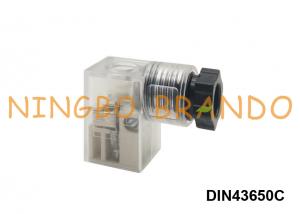 Buy cheap DIN 43650 Form C Solenoid Valve Coil Electrical Connector Plugs With LED product