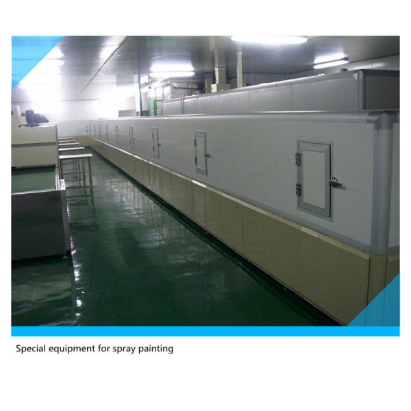 Quartz Wool Spray Painting Equipments Pallet Chain Tunnel Type Automatic Oven