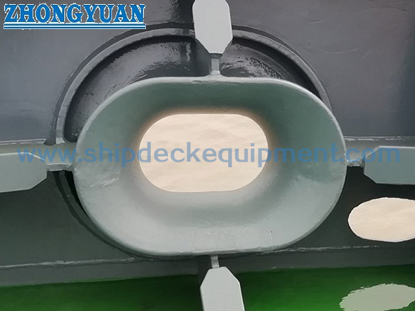 JIS F 2030-1978 Type A Single Point Mooring Chock Ship Towing Equipment