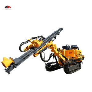 Buy cheap Crawler Mounted Rock Drilling Rig Mining Dth Blasting Jc880 40m product