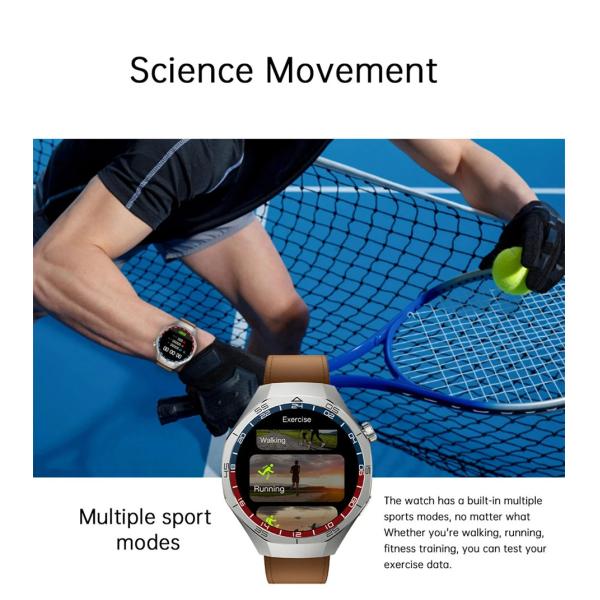 SK40 AMOLED HD Screen Smart Watch Men NFC GPS Tracking Heart Rate Compass Ul