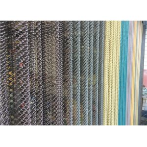 China Anodic Oxidation Metal Mesh Curtains Dividers on sale