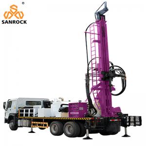 Buy cheap Full Hydraulic Truck Mounted Water Well Drilling Rig 400m Deep Water Drilling Rig product