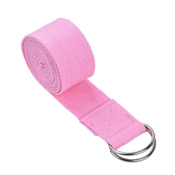 Yoga Tension Band Stretching With Extra Safe Adjustable D-Ring Buckle Fitness Stretch Strap No Elastic