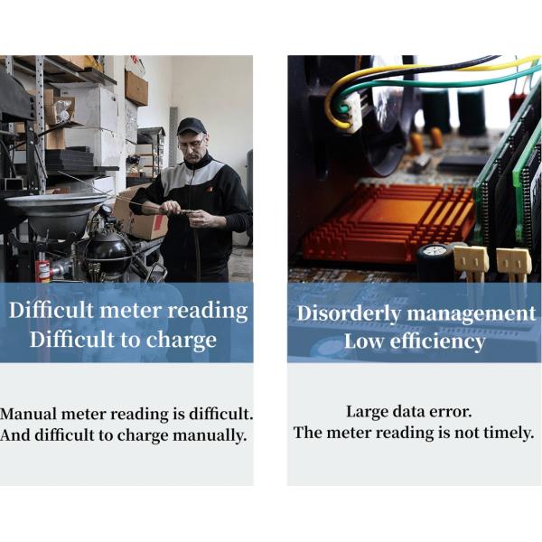 LoRaWAN Automatic Meter Reading System Four Meter In One Charge Management System