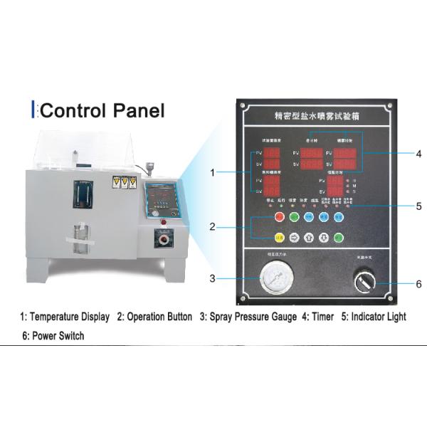Automatic Corrosion Test Chamber Salt Spray Test Equipment with CE Approvals 40L ASTM B117,