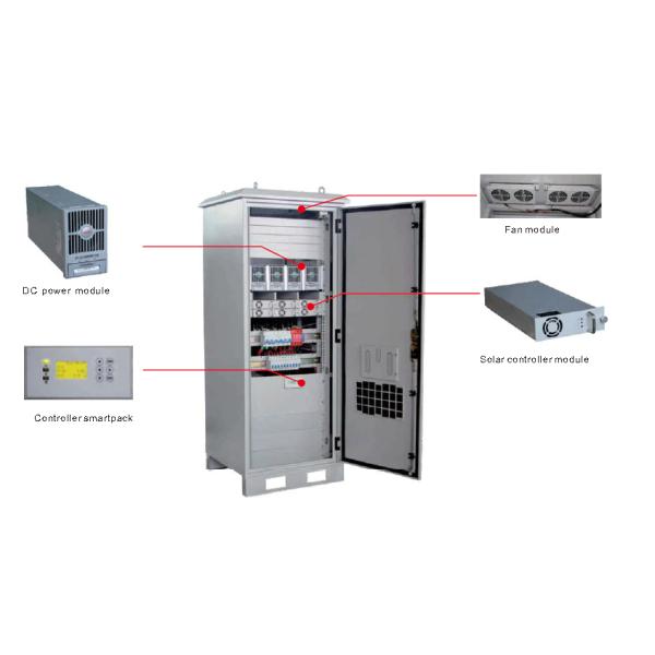Outdoor Installation Telecom Off Grid Solar Power System 48 Volt Power Supply