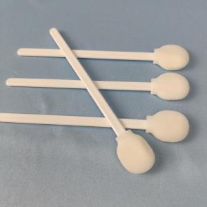 China Polypropylene Handles Round head Cleanroom Foam Swabs for Cleaning electronic PCB IC etc Foam Cleaning Swabs on sale