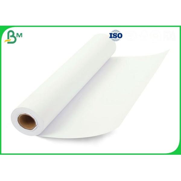 Matte Inkjet Printing Plotter Paper Roll 80 gram 90 gram 100 gram For Packing Boxes