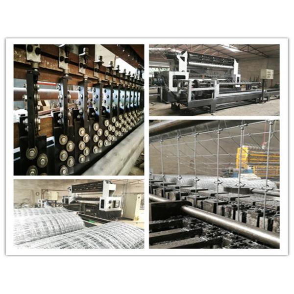 Plc Automatic Griplock Fixed Knot Fence Machine