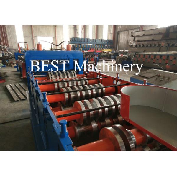 Galvanized Carriage Board Sheet Roll Forming Machine 8.5mx1.4mx1.4m Dimention