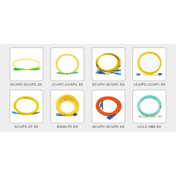 SC UPC APC G652D G657A PVC LSZH Fiber Optic Patch Cord