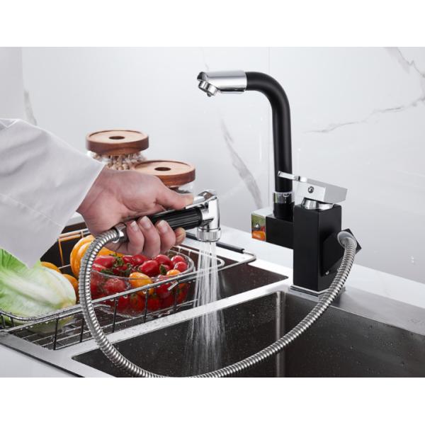 Ceramic Core Rotatable Pressurized Kitchen Sink Faucets