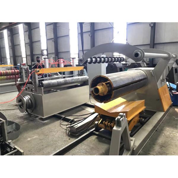 80kw Slitting Line Machine 0.5mm Cutting Precision Steel Strip Slitting Machine