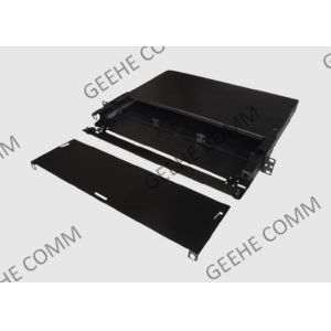 Buy cheap Slide Out 1U 3 Adapter Fiber Patch And Splice Panel product