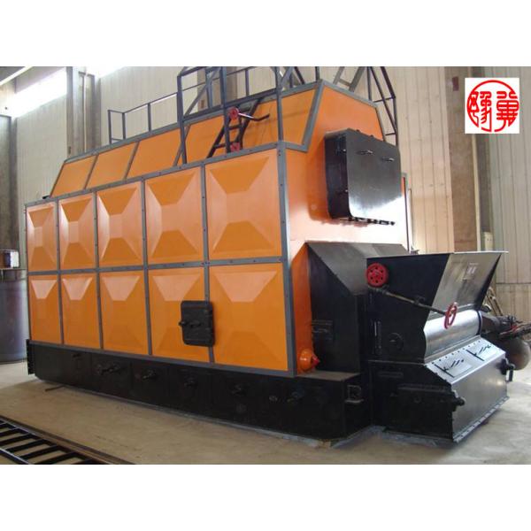 Chain Grate Biomass Fired Boiler Low Noise Smooth Water Flow Easy Install