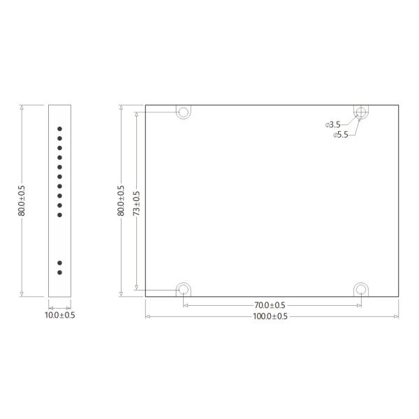 1270-1410nm 8CH Mux/Demux CWDM 100GHz 8 Channels LGX Box CWDM For Fiber Network