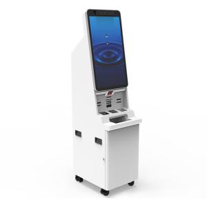 Buy cheap Coin Retail Ticketing Self Kiosk Banknote Self Vend Ticket Kiosks product