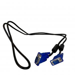 Buy cheap Male To Male 15 Pin VGA Audio Cable HD Computer Monitor VGA Cable 1.5m Length product