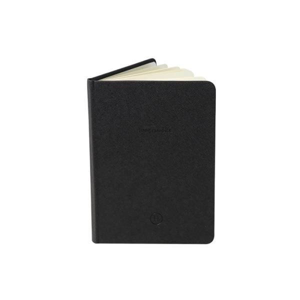 Black Linen Custom Hardcover Book Printing Offset Paper With Ribbon Bookmark Black Inner